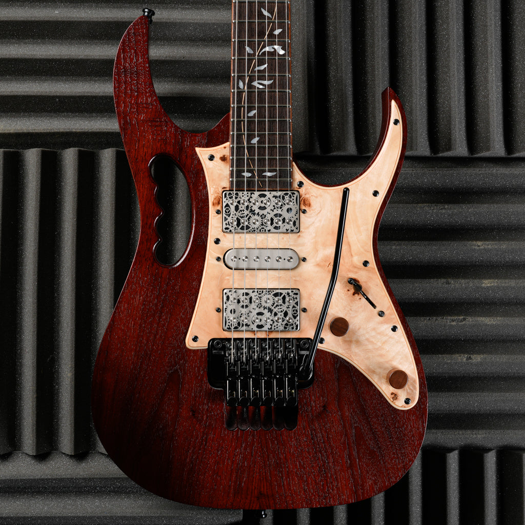 Ibanez JEM77WDP-CNL Steve Vai Signature Woody with Panga Panga Fretboard 2018 - Charcoal Brown Low Gloss