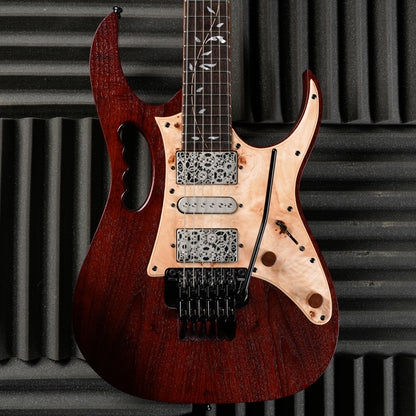 Ibanez JEM77WDP-CNL Steve Vai Signature Woody with Panga Panga Fretboard 2018 - Charcoal Brown Low Gloss