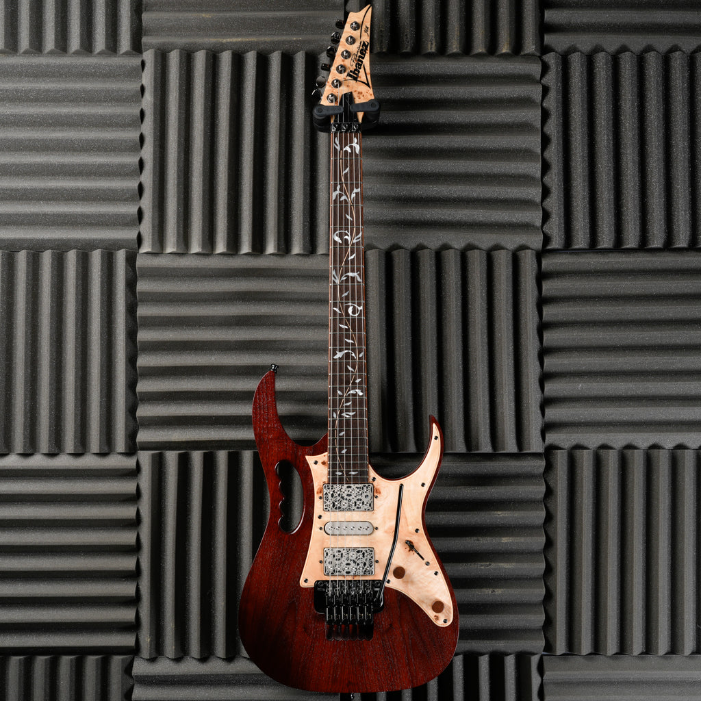 Ibanez JEM77WDP-CNL Steve Vai Signature Woody with Panga Panga Fretboard 2018 - Charcoal Brown Low Gloss
