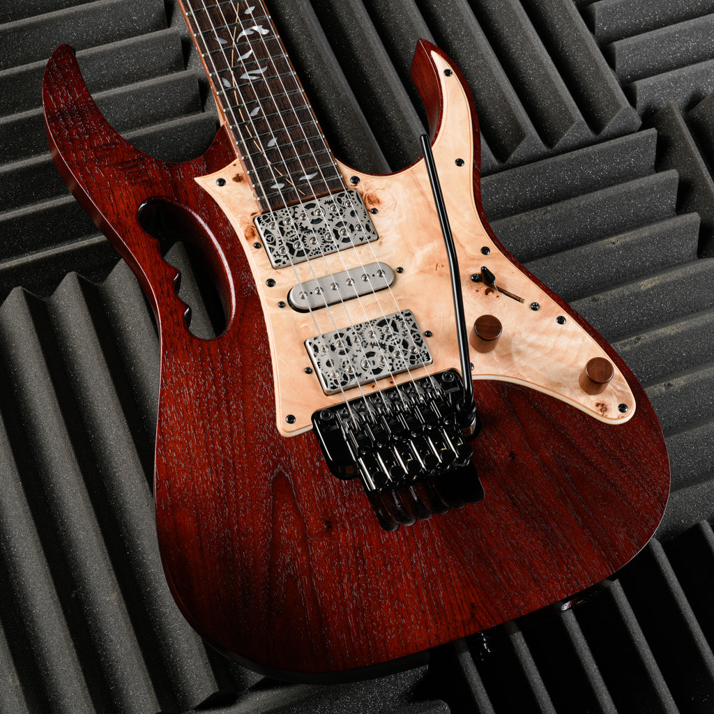 Ibanez JEM77WDP-CNL Steve Vai Signature Woody with Panga Panga Fretboard 2018 - Charcoal Brown Low Gloss