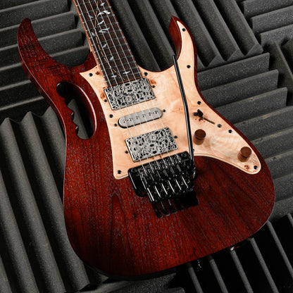 Ibanez JEM77WDP-CNL Steve Vai Signature Woody with Panga Panga Fretboard 2018 - Charcoal Brown Low Gloss