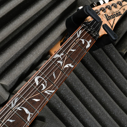 Ibanez JEM77WDP-CNL Steve Vai Signature Woody with Panga Panga Fretboard 2018 - Charcoal Brown Low Gloss