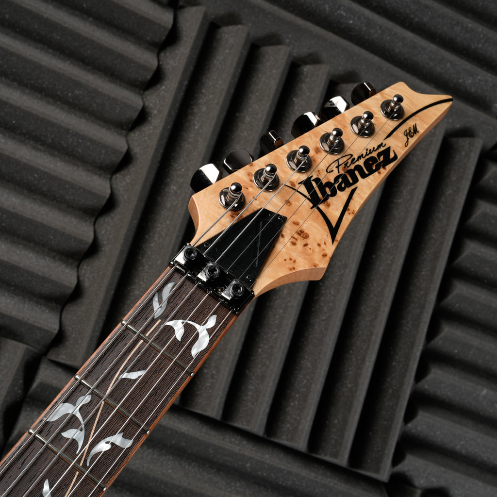 Ibanez JEM77WDP-CNL Steve Vai Signature Woody with Panga Panga Fretboard 2018 - Charcoal Brown Low Gloss