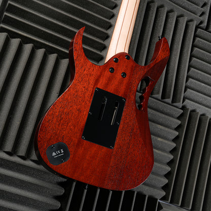 Ibanez JEM77WDP-CNL Steve Vai Signature Woody with Panga Panga Fretboard 2018 - Charcoal Brown Low Gloss