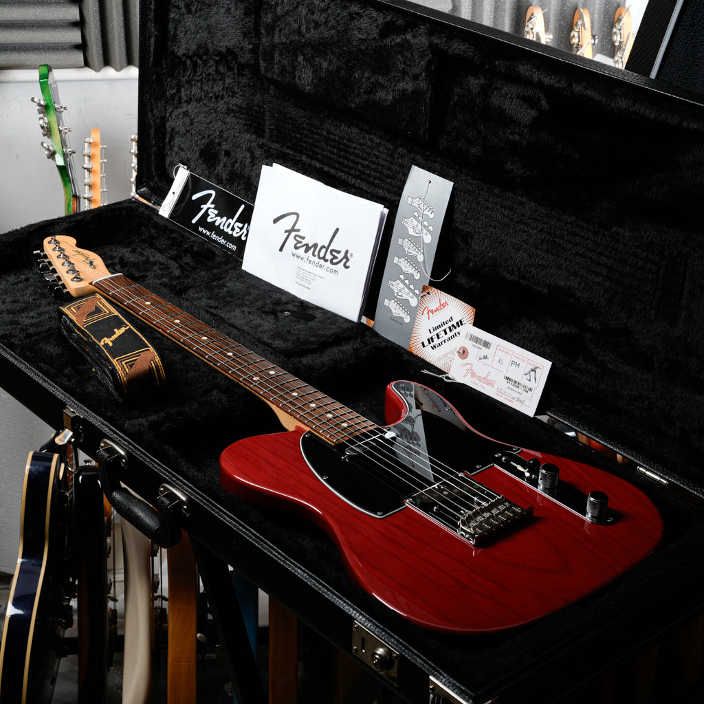 Fender American Standard (6.95 lbs) Telecaster 2014 - Crimson Red Transparent