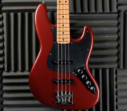 Fender American Ultra II Jazz Bass with Maple Fretboard 2024 - Sinister Red