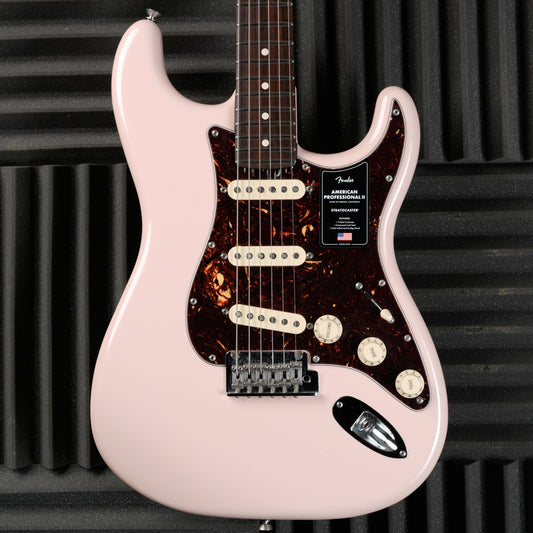 Fender American Professional II Stratocaster with Solid Rosewood Neck 2021 - Shell Pink