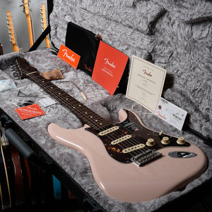 Fender American Professional II Stratocaster with Solid Rosewood Neck 2021 - Shell Pink
