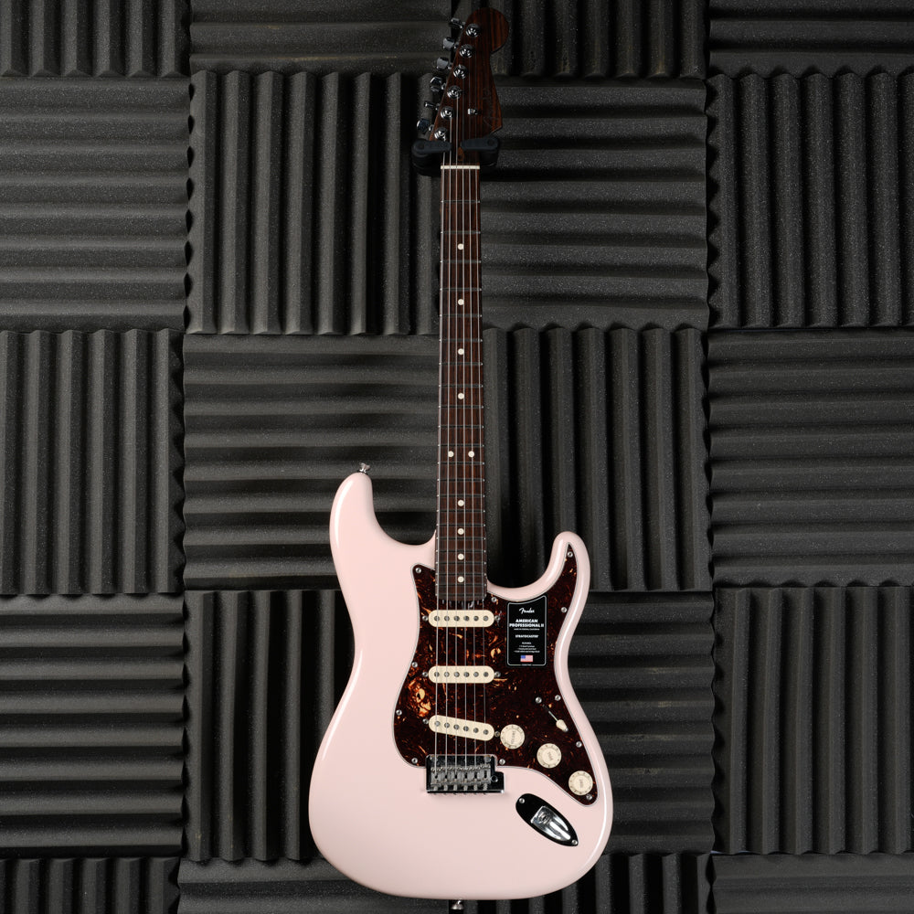 Fender American Professional II Stratocaster with Solid Rosewood Neck 2021 - Shell Pink