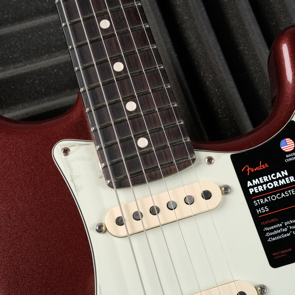 Fender American Performer Stratocaster HSS with Rosewood Fretboard 2018 - 2021 - Aubergine