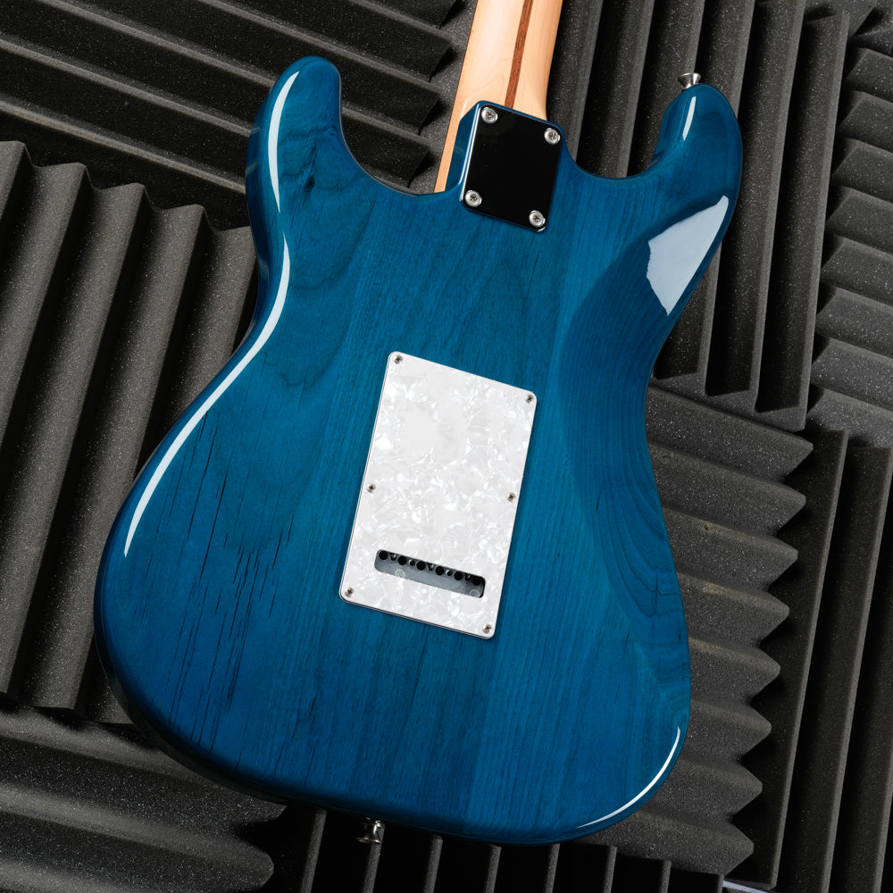 Fender MIJ Hybrid II Stratocaster QMT 2024 Collection 2024 - Aquamarine