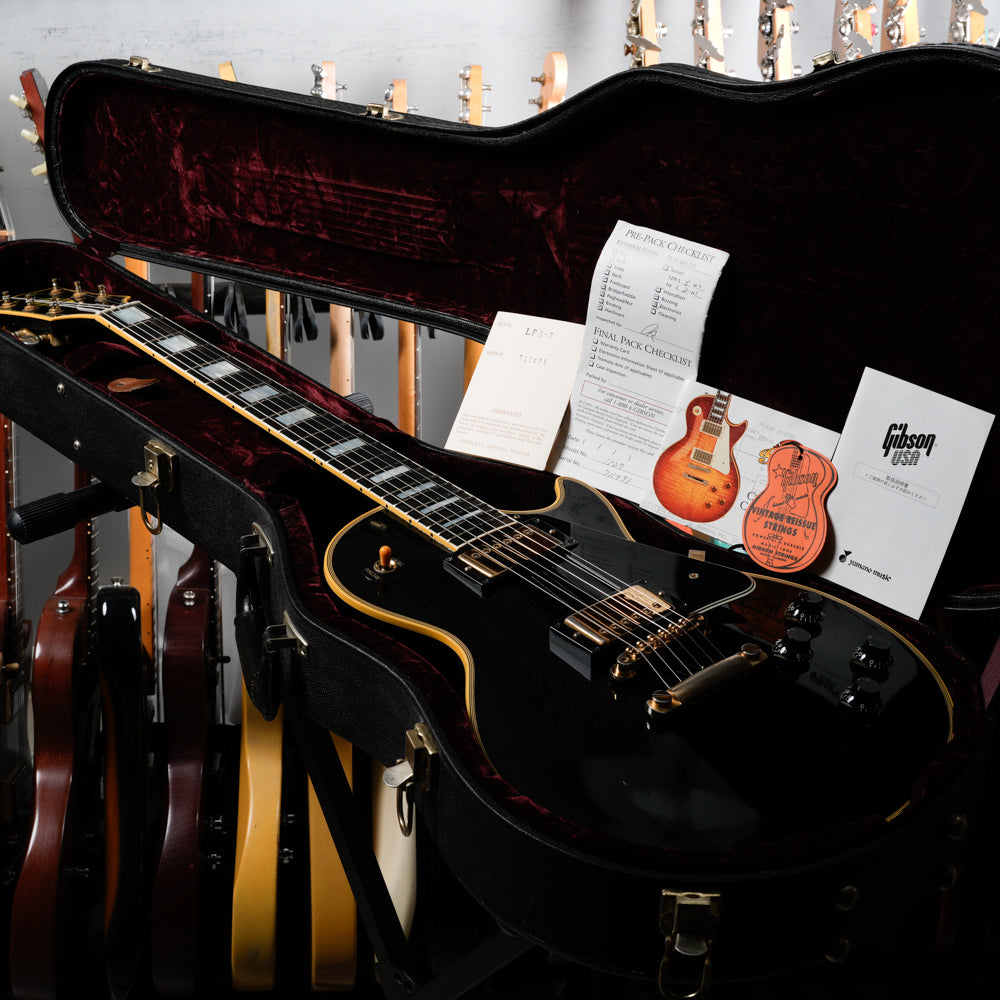 Gibson Custom Shop Historic Collection 2-Pickup '57 Les Paul Custom Black Beauty Reissue - 2001 - Ebony