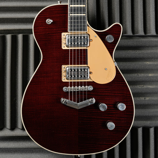 Gretsch G6228FM Players Edition Jet BT with V-Stoptail 2018 - Present - Dark Cherry Stain