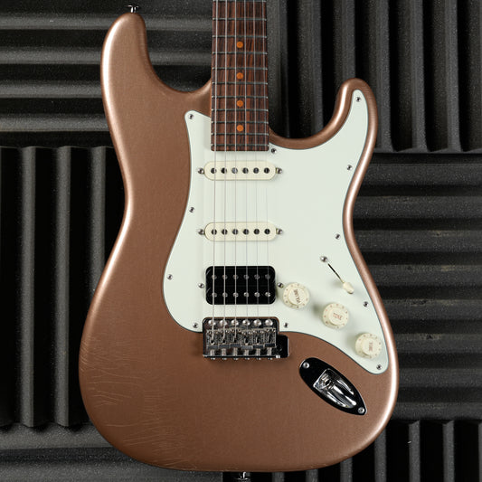 Suhr Classic S Antique Roasted HSS 2023 - Firemist Gold - Electric Guitar