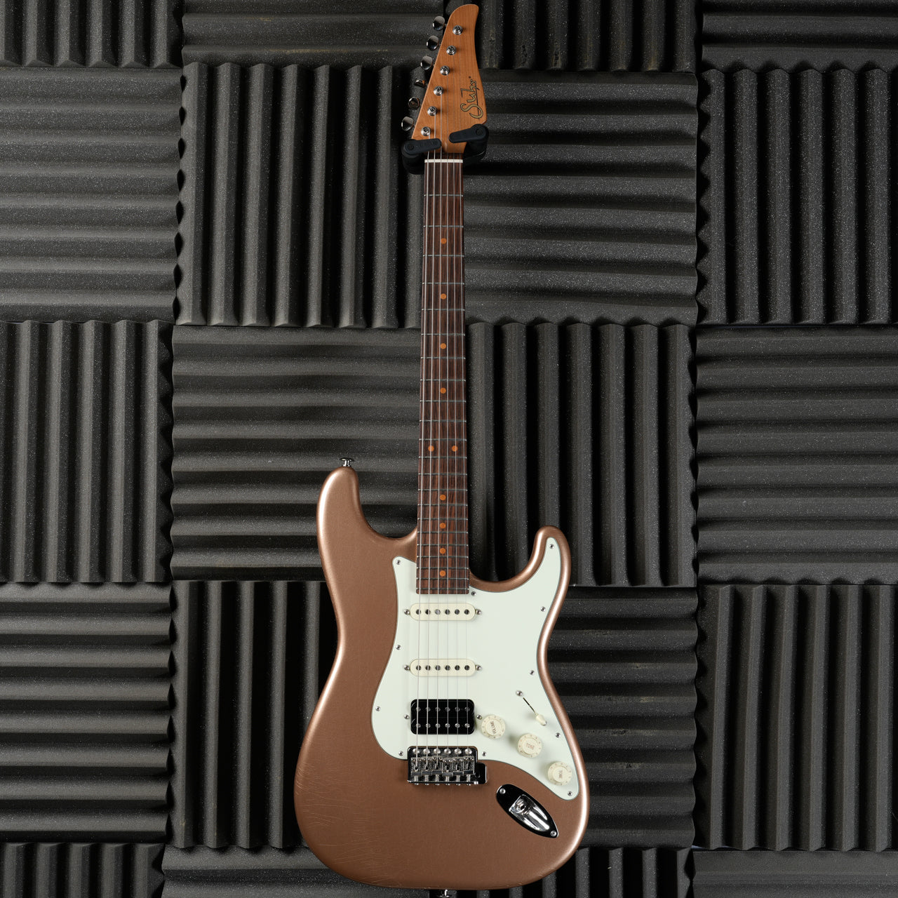Suhr Classic S Antique Roasted HSS 2023 - Firemist Gold - Electric Guitar