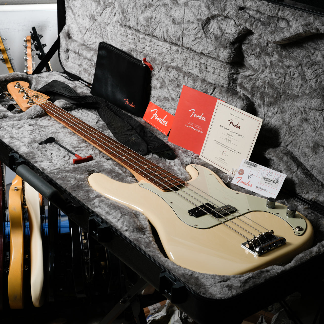 Fender American Professional Precision Bass with Rosewood Fretboard 2017 - Olympic White