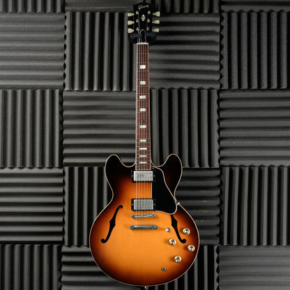 Gibson Custom Shop Memphis '63 ES-335 Block Reissue 2015- Historic Burst VOS - Semi-hollow Electric Guitar