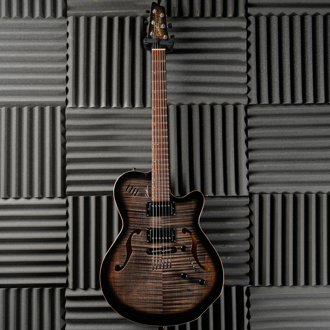 Godin Flat Five X 2002 Trans Black