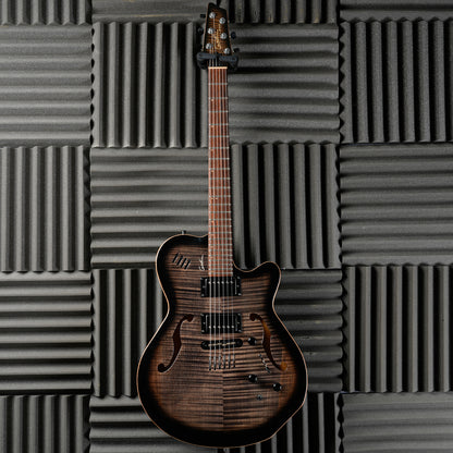 Godin Flat Five X 2002 Trans Black