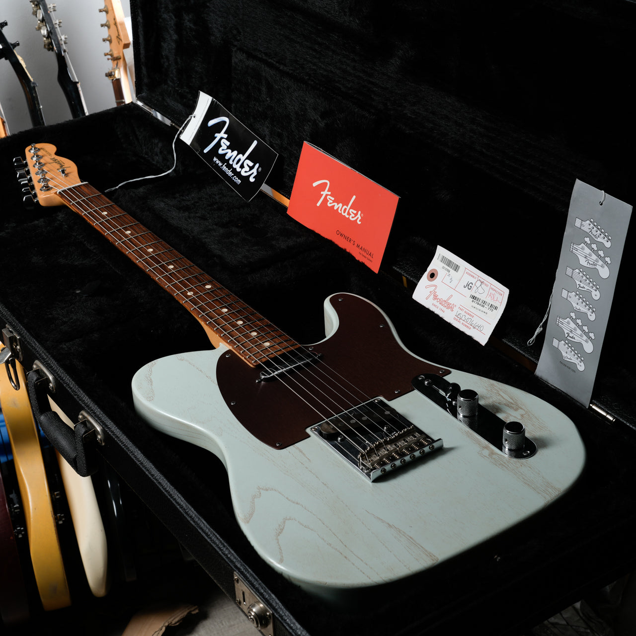 Fender FSR Rustic Ash Telecaster 2013 - Sonic Blue