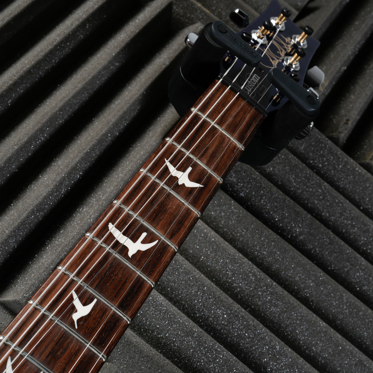 PRS S2 Custom 24 with Pattern Thin Neck Profile 2024 - Faded Gray Black Blue Burst