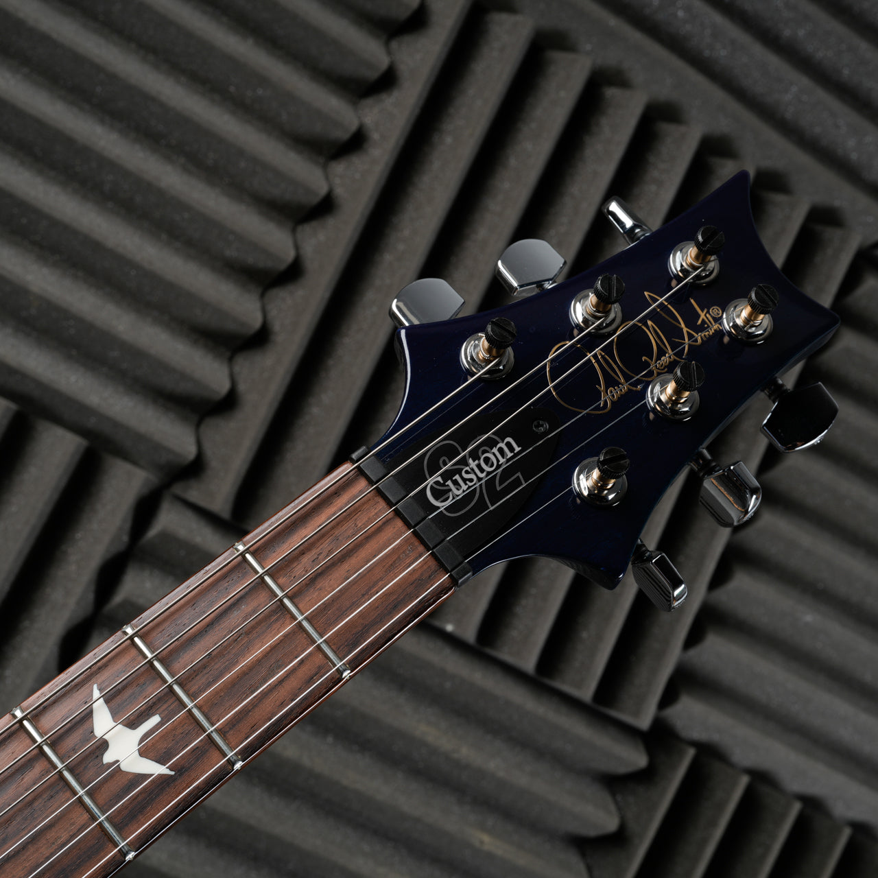 PRS S2 Custom 24 with Pattern Thin Neck Profile 2024 - Faded Gray Black Blue Burst
