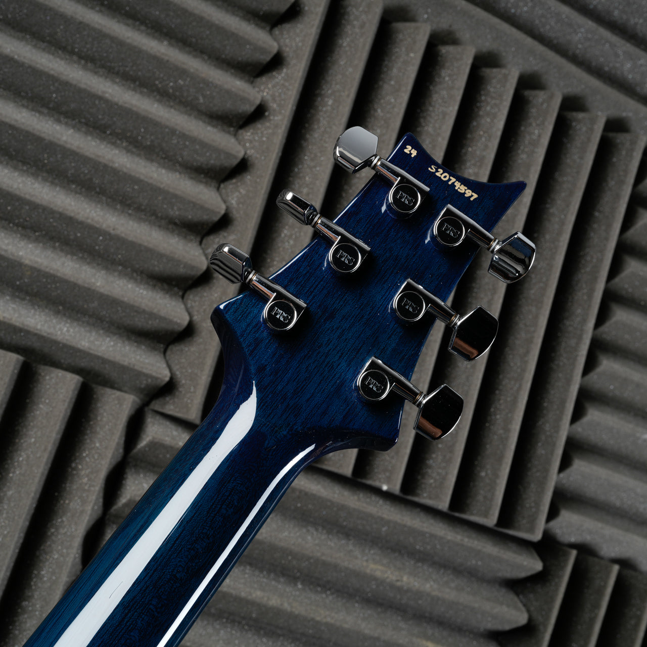 PRS S2 Custom 24 with Pattern Thin Neck Profile 2024 - Faded Gray Black Blue Burst