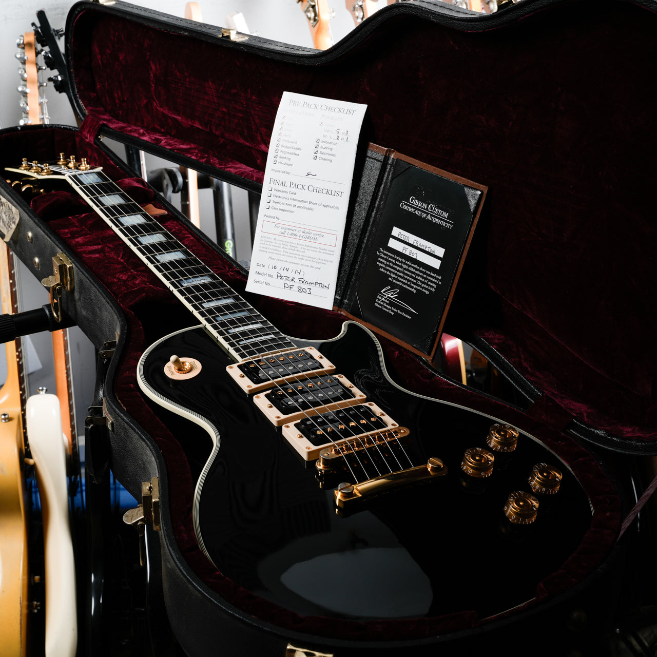 Gibson Custom Shop Peter Frampton 1954 Les Paul Custom 2014 - Ebony
