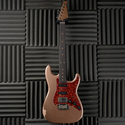 Suhr Classic S Antique Roasted HSS 2023 - Firemist Gold