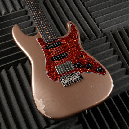 Suhr Classic S Antique Roasted HSS 2023 - Firemist Gold