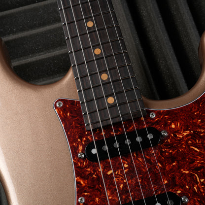 Suhr Classic S Antique Roasted HSS 2023 - Firemist Gold