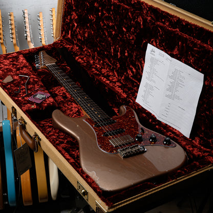 Suhr Classic S Antique Roasted HSS 2023 - Firemist Gold