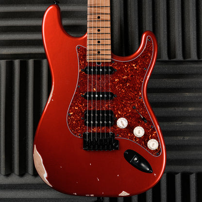 Suhr Classic S Antique Roasted HSS 2023 - Candy Apple Red