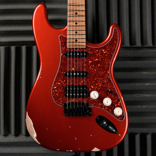 Suhr Classic S Antique Roasted HSS 2023 - Candy Apple Red