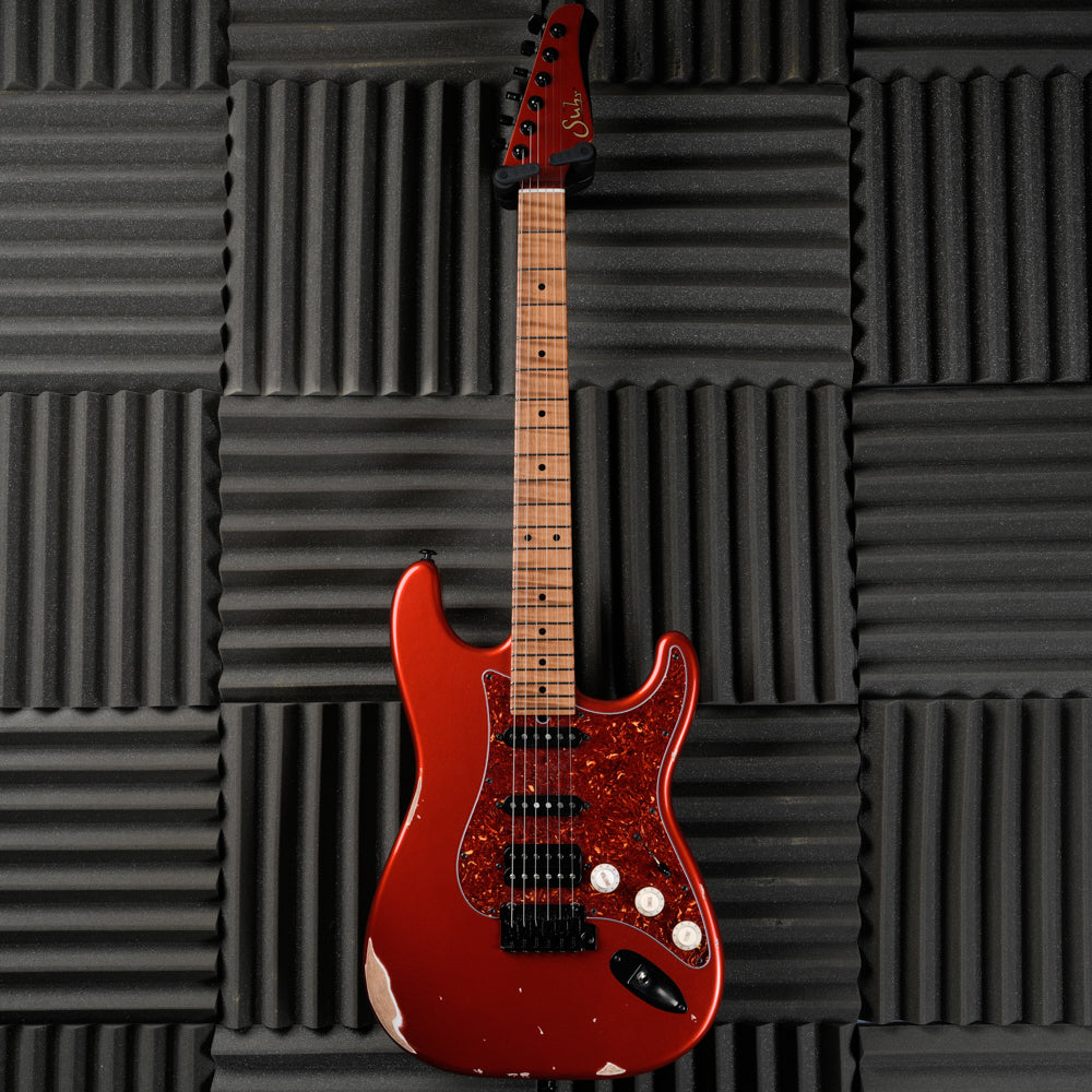 Suhr Classic S Antique Roasted HSS 2023 - Candy Apple Red