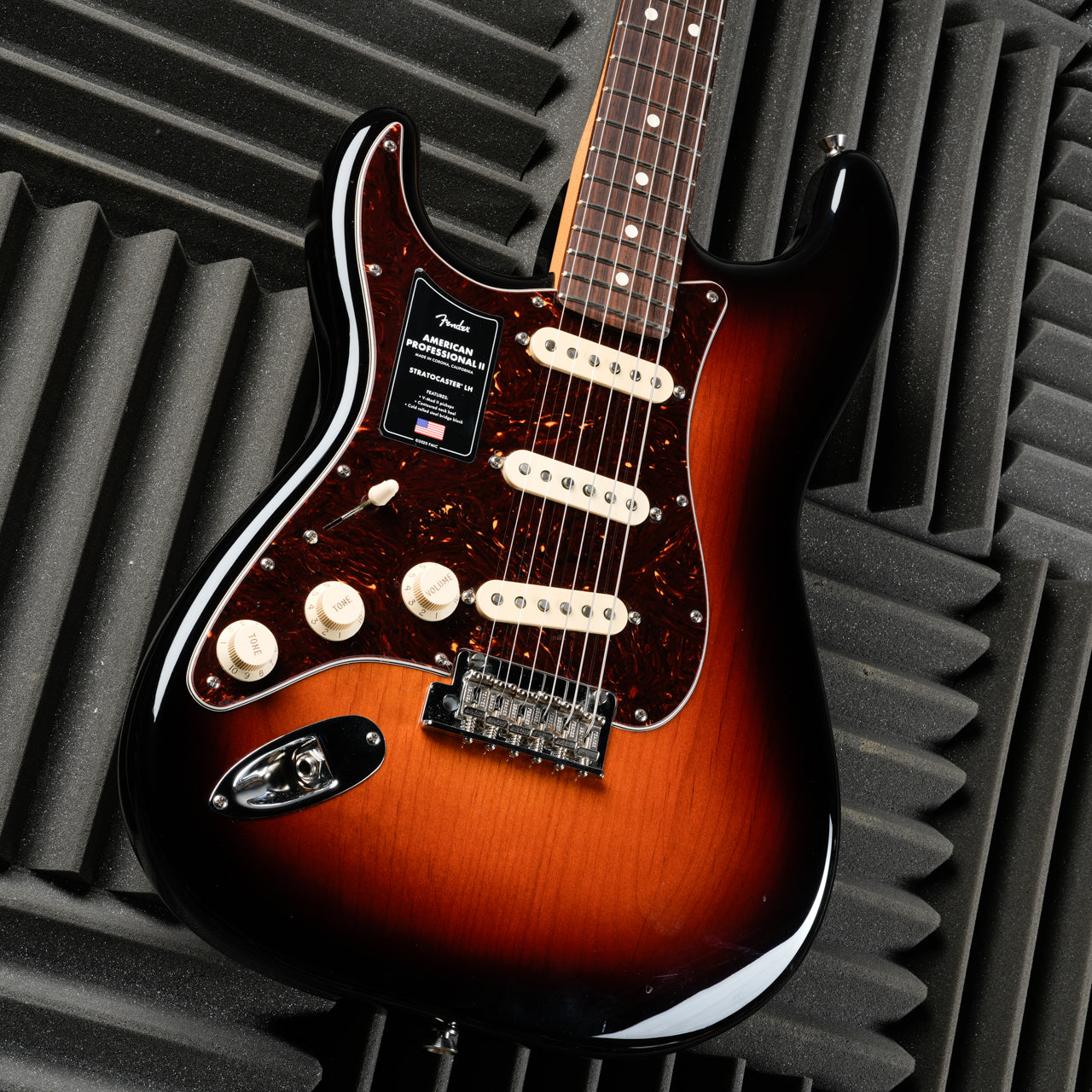 Fender American Professional II Stratocaster Left-Handed with Rosewood Fretboard 2023 - 3-Color Sunburst