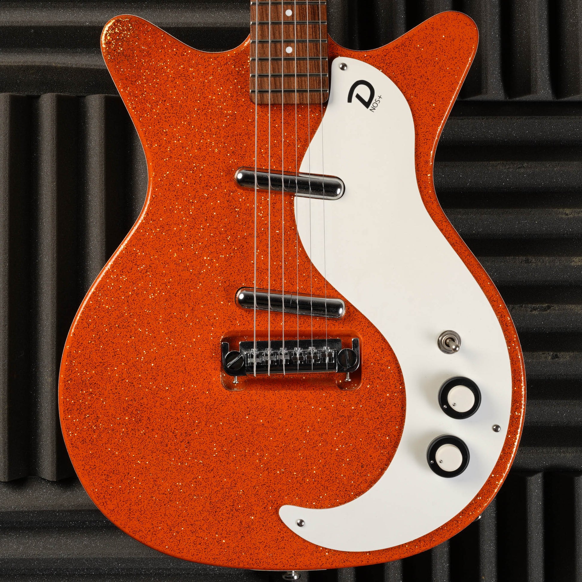 Danelectro 59M NOS+ Metalflake 60th Anniversary 2019 - Present - Orange Metalflake