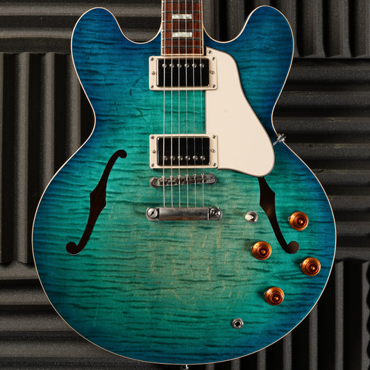 Gibson Memphis ES-335 Block 2018 - Figured Aquamarine
